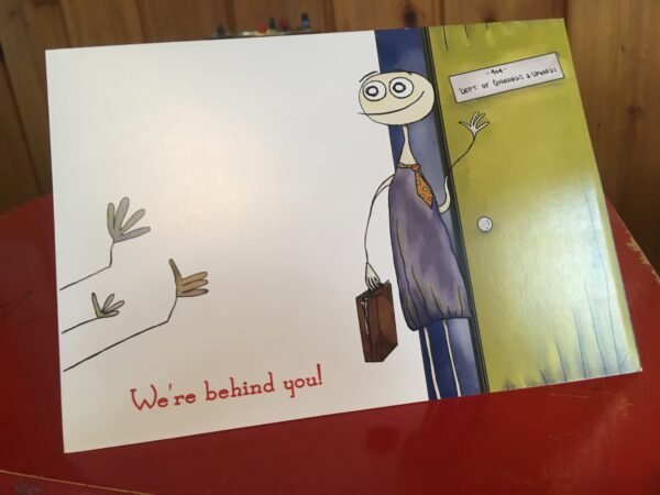 Congrats - we're behind you (EN)