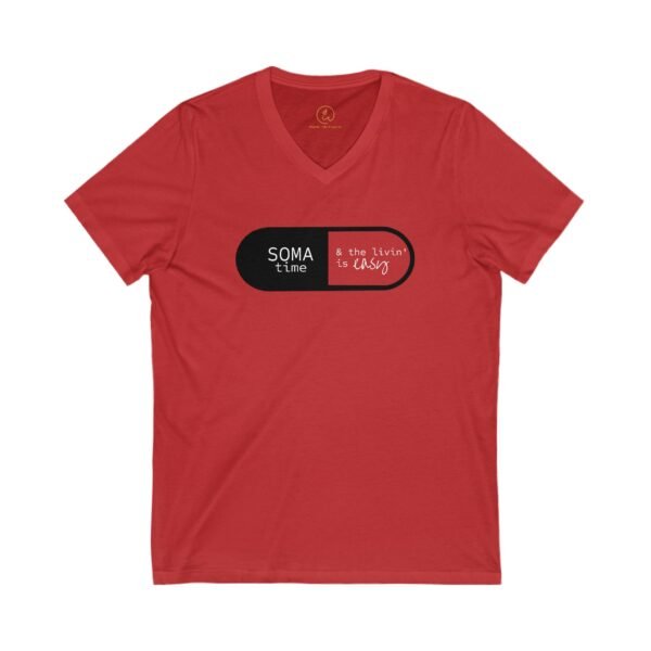 Soma Time - Ladies V-Neck Tee - Image 5