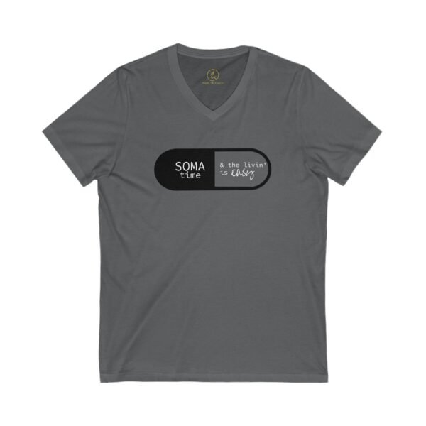 Soma Time - Ladies V-Neck Tee - Image 3