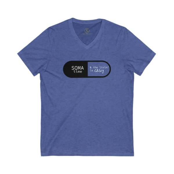 Soma Time - Ladies V-Neck Tee - Image 2