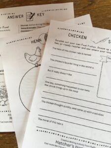 Journey to our First Egg Activity sheets 2
