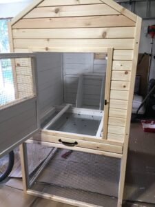 Inside the coop