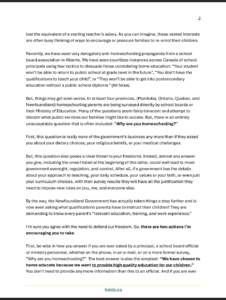 HSLDA Letter - Why Do you Homeschool July25 Pg2