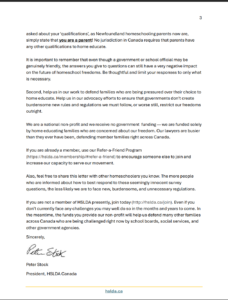 HSLDA Letter - Why Do you Homeschool  July25 Pg3