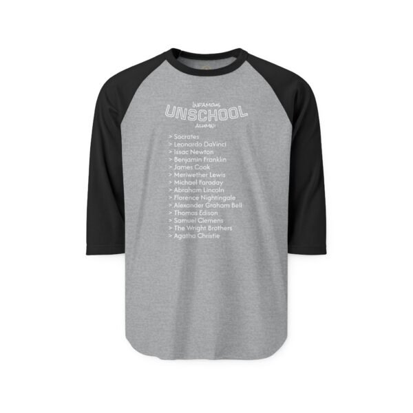 Infamous Unschool Alumni Homeschool Shirt - Image 3
