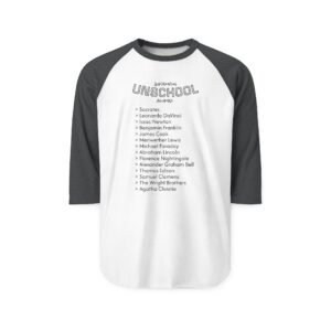 Infamous Unschool Alumni Homeschool Shirt